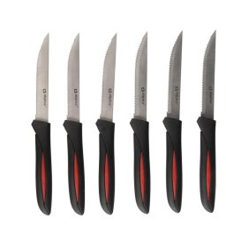 Set 6 cutite de friptura din otel inoxidabil INOX 23 cm
