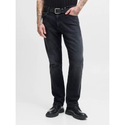 Jack & Jones Blugi JJICLARK JJORIGINAL, barbati cu talie medie si croiala Regular fit, Gri inchis (SELECTATI MARIMEA: 32, SELECTATI LUNGIMEA: 34)