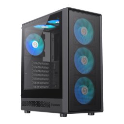 Carcasa PC Gamemax STORM 2 AB, Mid Tower, ARGB, Panou lateral sticla securizata
