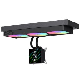 Cooler CPU Gamemax, 360mm, LCD, TDP 330W