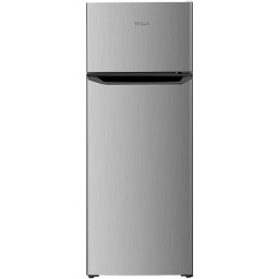 Frigider TESLA RD2101HSE, 206 L, Clasa E, Control mecanic, 143 cm, Argintiu