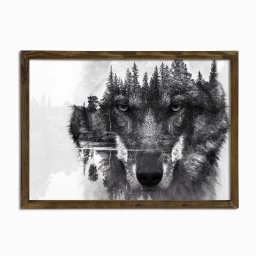 Wallxpert tablou decorativ inramat, 50x70 cm, MDF 3mm, imprimare UV, cadru lemn pin 100% grosime 3.5cm, multicolor - Verificat A · Re-Bloom