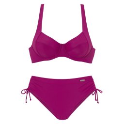 LASCANA Costum de baie două piese fucsia