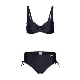 LASCANA Costum de baie două piese negru