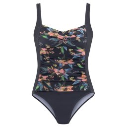 LASCANA Costum de baie întreg 'Malia' gri metalic