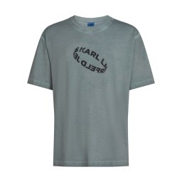 KARL LAGERFELD JEANS Tricou gri / negru