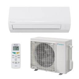 Aparat de aer conditionat cu invertor Daikin Sensira FTXF71F + RXF71D, 24 000 BTU, 51 m², clasa A, R-32, Alb