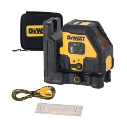 DeWalt - DCLE14201RB - Nivela laser cu linii, 30 m, +/-0.3 mm/m, 2 linii laser, fascicul rosu, suport perete, geanta textila