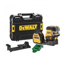 DeWalt - DCE825NG18 - Nivela laser cu linii si puncte, 2 linii laser, 30 m, 5 puncte laser, 30 m, +/-0.3 mm/m, suport perete, valiza speciala