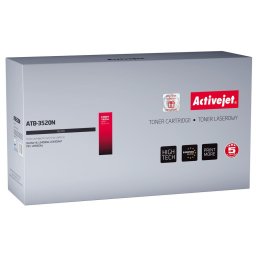 Activejet ATB-3520N toner for Brother printer; Brother TN-3520 replacement; Supreme; 20000 pages; black