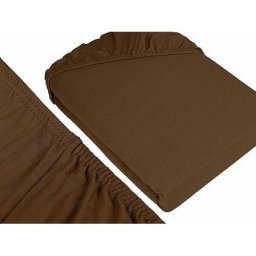 Cearceaf De Pat Cu Elastic 160*200+25 Cm Yuny Mally Home – 100%Bbc - Maro