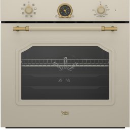 Cuptor Cuptor Electric Multifunctional Incorporabil RBIM19200CD, 72 Litri, 8 Functii de Gatire, 3500 W, Grill Electric, Clasa A, Crem, 60 cm
