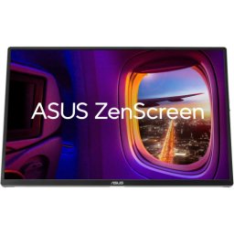 Monitor LED ZenScreen MQ16FC, 16", OLED, WUXGA, 1920 x 1200, USB Type-C, mini-HDMI, 16:10, Auto Rotation, 1ms, Negru, 90LM0CNV-B01N71