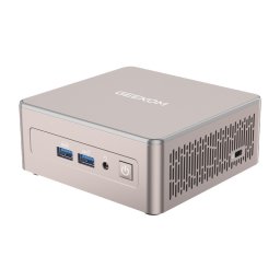 Mini PC GEEKOM A5 cu procesor AMD Ryzen™ 7 5825U pana la 4.5GHz GMA5R75825U-16512-EU, 16GB RAM, 512GB SSD, Radeon™ Vega 8 Graphics, Windows 11 Pro