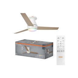 Osram - Ventilator de tavan LED RGB dimabil NORDES LED/18W/230V 3000-6500K + telecomandă