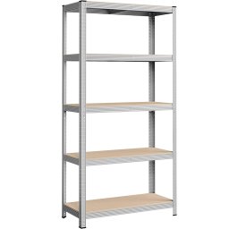 Raft metalic Songmics pentru depozitare, 5 polite, 875 kg, 180x90x40 cm