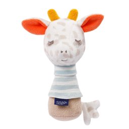 Jucarie de dexteritate pentru bebelusi Girafa somnoroasa Fehn, 14 cm