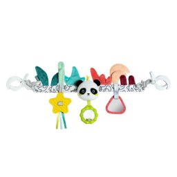 Jucarie pentru carucior si patut Fehn Dobabydoo Ursulet panda, 45 cm