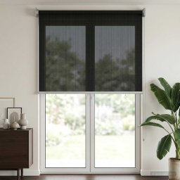Jaluzea exterioara cu blocare UV de 90% Negru 80 x 230 cm HDPE GartenMobel Dekor