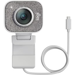 Camera web Logitech StreamCam, USB-C, Alb