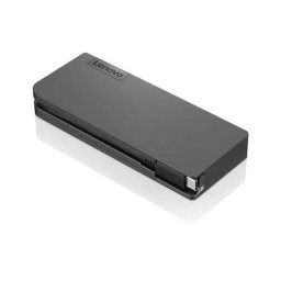 Docking Station Lenovo Travel 4X90S92381, VGA, HDMI, USB-C, Negru