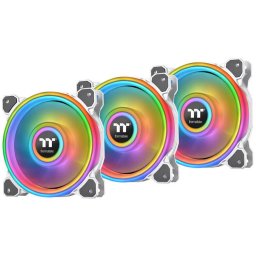 Thermaltake Riing Quad 12 RGB TT Premium Edition - 3 Pack, Alb, 120mm