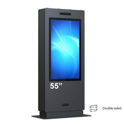 Baza pentru totem exterior EVOBOARD RCS-550ODDLAZ, compatibil totem digital de exterior 55 inch, Negru