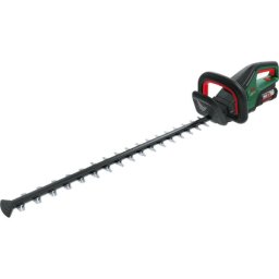 Masina de tuns gard viu, Bosch 060084A300, 36 V, 3400 rpm, 2Ah, Verde
