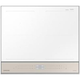 Plita incorporabila Samsung Bespoke NZ64B5067YY/U2, Inductie, 4 zone de gatit, Dual Flex Zone, Conectivitate WiFi, 60 cm, Alb/Bej