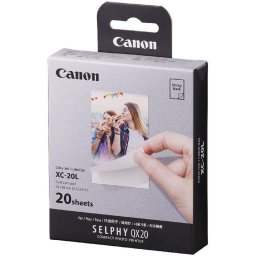 Set Hartie Canon + Toner Selphy XC-20L pentru Selphy QX20