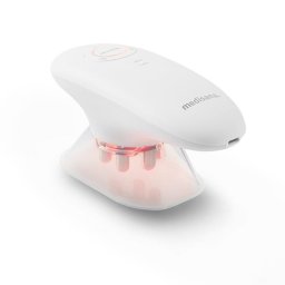 Ventuza electrica Medisana VC 150, 3 in 1, Masaj cu ventuza combinat cu tehnologie EMS si lumina rosie, Baterie incorporata, 3 nivele de vid, 6 nivele de masaj EMS, Alb