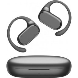 Casti wireless Honor Choice Open Ear TWS, Bluetooth 5.3, 10 ore autonomie, negru