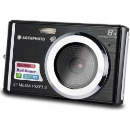 Aparat foto digital compact Agfa Photo DC5200, 21 MP, zoom digital 8x, inregistrare video HD, Negru