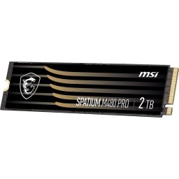 SSD MSI Spatium M480 PRO PCIE 4.0 NVME M.2, 2TB, PCI Express 4.0, 3D NAND