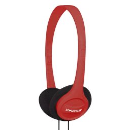 Casti Koss KPH7R, On-Ear, Cu fir, Rosu, Jack 3.5mm, 80-18000 Hz, 32 Ohm