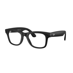 Ochelari Smart Ray-Ban META Wayfarer Gen 2 RW4012 601SSB, marime L (50-22), Wi-Fi 6, Bluetooth, Aparat foto cu filmare, Asistent vocal, 32GB Flash, Lentile Transparente, Negru