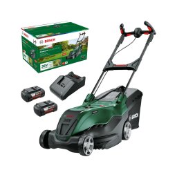 Masina de tuns iarba BOSCH AdvancedRotak, 2 acumulatori 36V 4.0Ah, Latime de taiere 44 cm, suprafata 750 m²