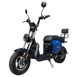 Scuter electric Samus Denver-45-10T2100-60V20L-Blue, 2000W, viteza maxima 45km/h, Acumulator : 60V20AH, Tip baterie litiu, Autonomie 56 km, Albastru