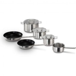 Set vase gatit Bosch Pro Induction Cookware Set, 6 piese, Otel inoxidabil 18/10, Inductie