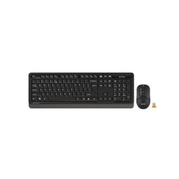 Set tastatura + mouse A4TECH FG1012, wireless, 2.4 GHz, Negru