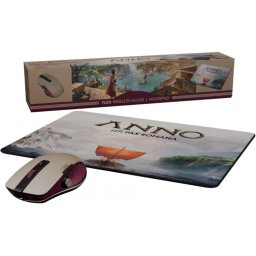 Pachet Lexip X UBISOFT Anno 117 Mouse Flex Pro-Air + Mousepad, Multicolor