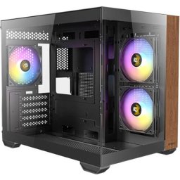 Carcasa PC Antec CX600M, Mini-Tower, Wood, Negru
