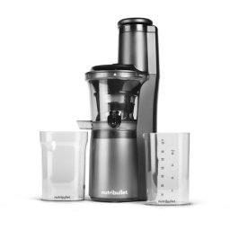 Storcator de fructe NUTRIBULLET Slow Juicer NBJ500, 150W, Negru, presare la rece