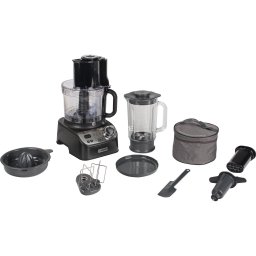 Robot de bucatarie Kenwood MultiPro XL Weigh+ black, 1000W, cantar integrat, blender