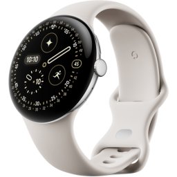 Ceas Inteligent Google Pixel Watch 4, 45mm, Crem