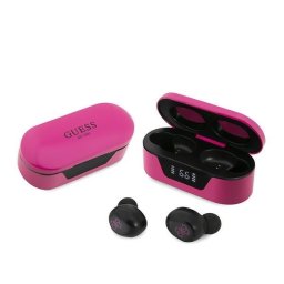 Casti True Wireless Guess, Bluetooth, Magenta