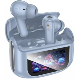 Casti True Wireless HOCO EQ21, Bluetooth, ANC, Albastru