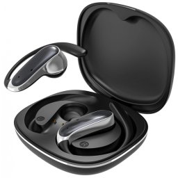 Casti True Wireless Over-Ear Dudao U17Z, Handsfree, Bluetooth, Autonomie 6 ore, Negru