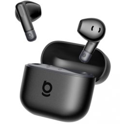 Casti True Wireless Semi In-Ear Baseus Bass BS2 Lite, Bluetooth 6.0, Autonomie 40 ore, ENC, 2 microfoane, IP55, Negru