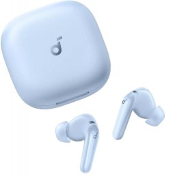 Casti True Wireless Anker Soundcore R60i, ANC, Hi-Res Sound, Autonomie 50 ore, IP55, Bluetooth 6.1, Albastru